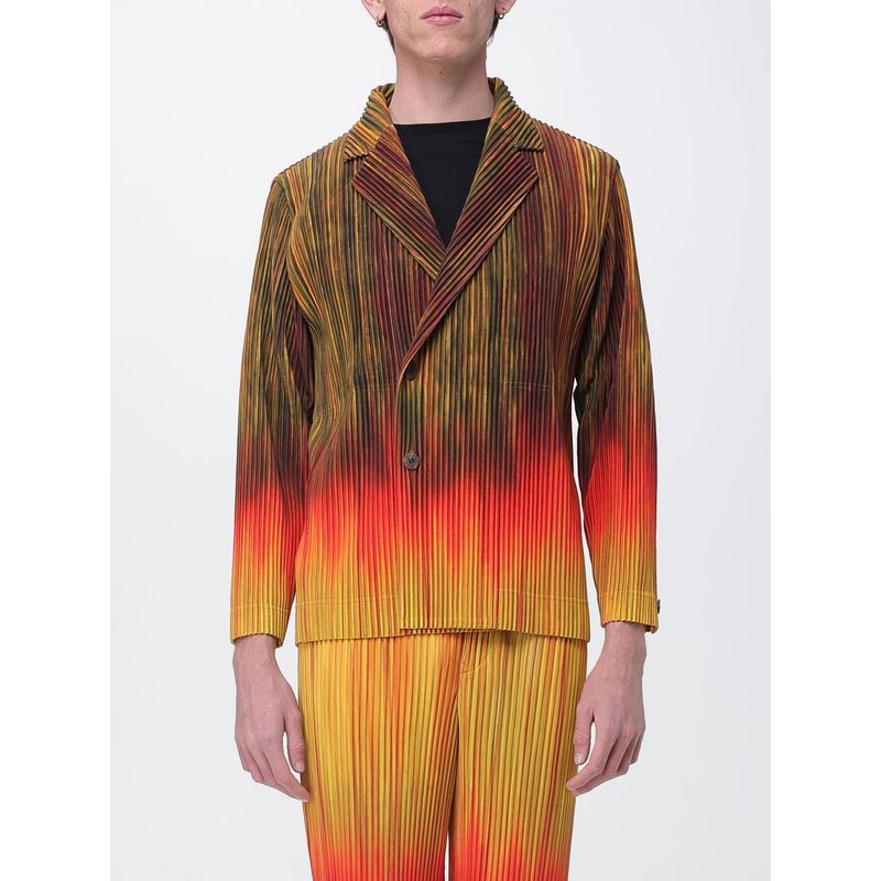 Homme Plisse Issey Miyake Jacket Men Red